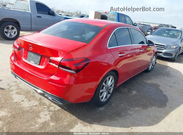 W1K3G4EB7LW047866 2020 MERCEDES-BENZ A 220 Red Trasero derecho