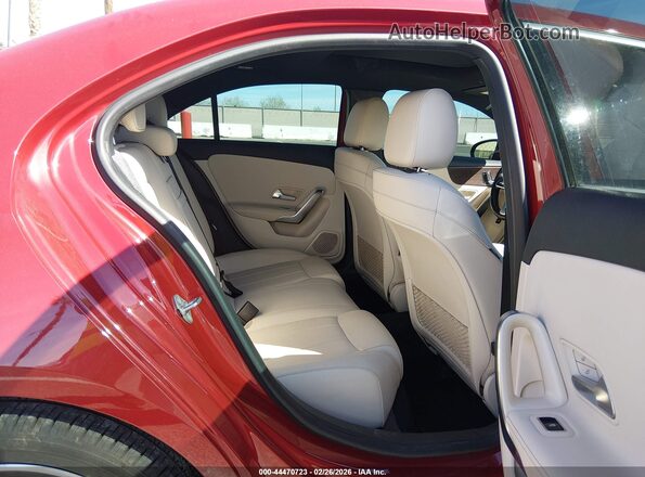 W1K3G4EBXMJ276007 2021 MERCEDES-BENZ A 220 Red Вид наклейки з VIN-кодом
