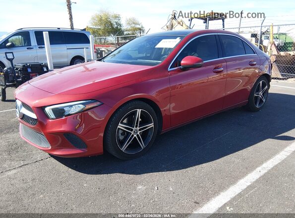 W1K3G4EBXMJ276007 2021 MERCEDES-BENZ A 220 Red Передня ліва чверть