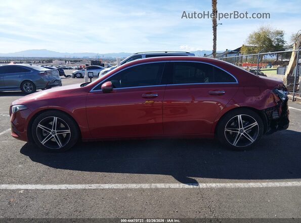 W1K3G4EBXMJ276007 2021 MERCEDES-BENZ A 220 Red 