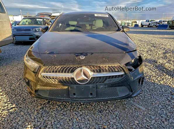 W1K3G4FB0NJ352902 2022 MERCEDES-BENZ A Черный Вид спереди