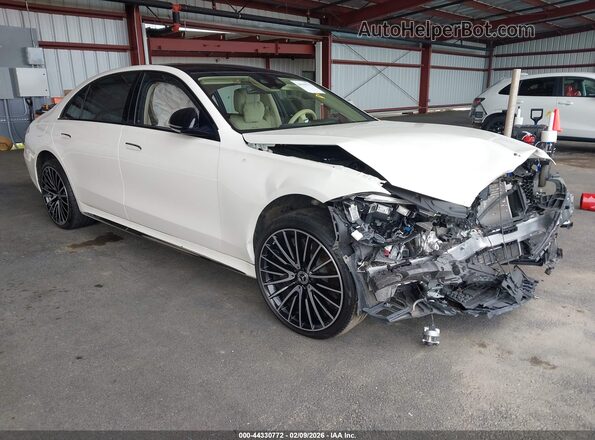 W1K6G6DB0PA208183 2023 MERCEDES-BENZ S-CLASS Белый Передняя правая четверть