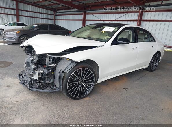 W1K6G6DB0PA208183 2023 MERCEDES-BENZ S-CLASS Белый Передняя левая четверть