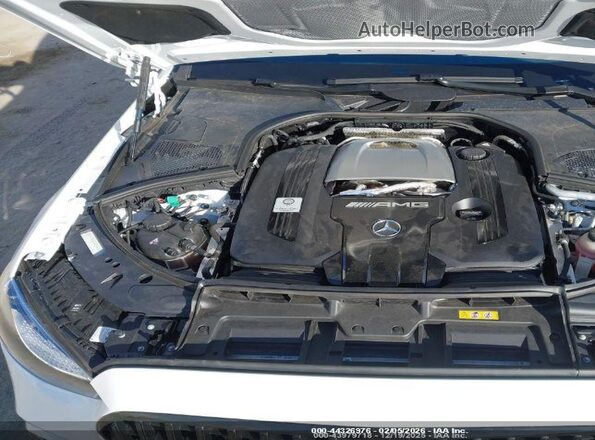 W1K6G8CB2SA322868 2025 MERCEDES-BENZ AMG S 63 E White Widok z tyłu