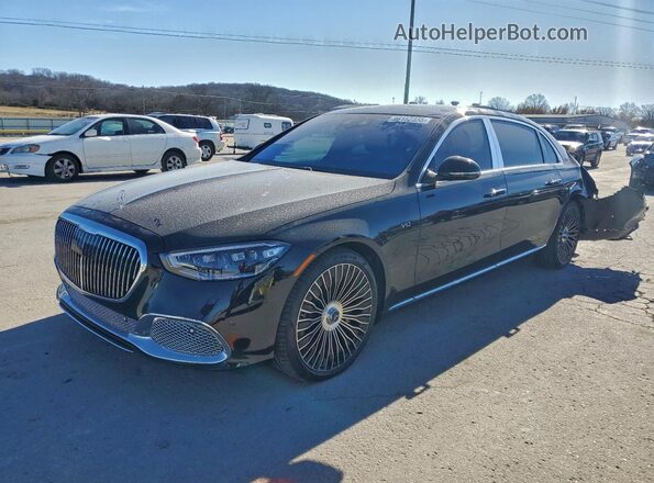 W1K6X7KB5RA293985 2024 MERCEDES-BENZ S Черный Передняя левая четверть