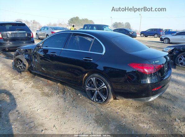 W1KAF4GB1PR140216 2023 MERCEDES-BENZ C-CLASS Черный Задняя левая четверть