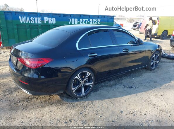 W1KAF4GB1PR140216 2023 MERCEDES-BENZ C-CLASS Черный Задняя правая четверть