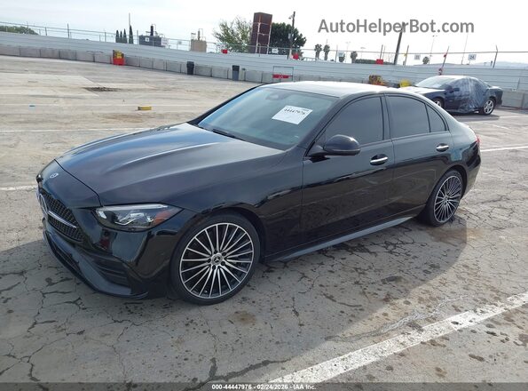 W1KAF4GB3PR153033 2023 MERCEDES-BENZ C-CLASS Черный Передняя левая четверть