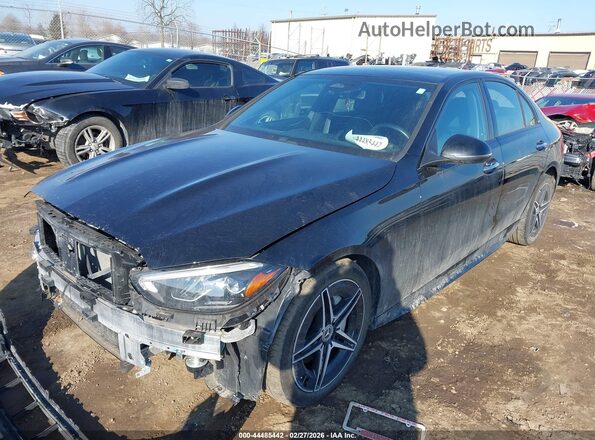 W1KAF4HB1PR103066 2023 MERCEDES-BENZ C-CLASS Black Передня ліва чверть