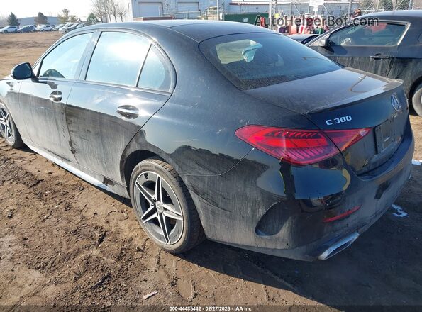 W1KAF4HB1PR103066 2023 MERCEDES-BENZ C-CLASS Black Задня ліва чверть