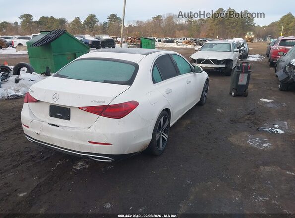 W1KAF4HB1SR249184 2025 MERCEDES-BENZ C-CLASS Белый Задняя правая четверть