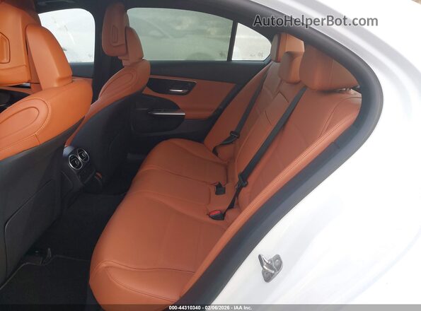 W1KAF4HB1SR249184 2025 MERCEDES-BENZ C-CLASS Белый Вид наклейки с VIN-кодом