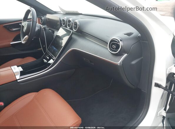 W1KAF4HB1SR249184 2025 MERCEDES-BENZ C-CLASS Белый Вид салона спереди