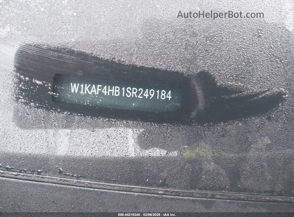 W1KAF4HB1SR249184 2025 MERCEDES-BENZ C-CLASS Белый 