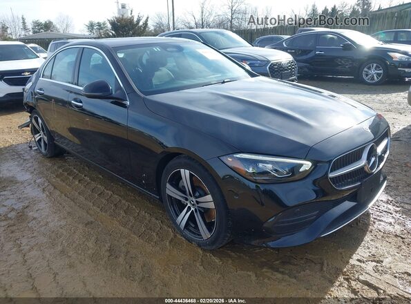 W1KAF4HB4SR252421 2025 MERCEDES-BENZ C-CLASS Черный Передняя правая четверть