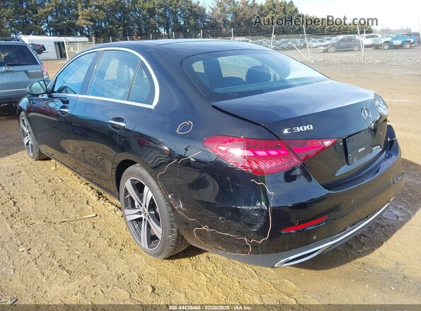 W1KAF4HB4SR252421 2025 MERCEDES-BENZ C-CLASS Черный Задняя левая четверть