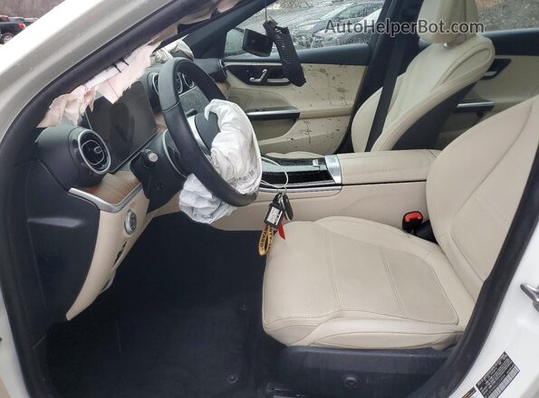 W1KAF4HB4SR254864 2025 MERCEDES-BENZ C White Вид салону спереду