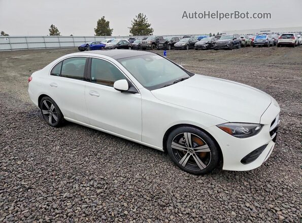 W1KAF4HB5SR284164 2025 MERCEDES-BENZ C White Передня права чверть