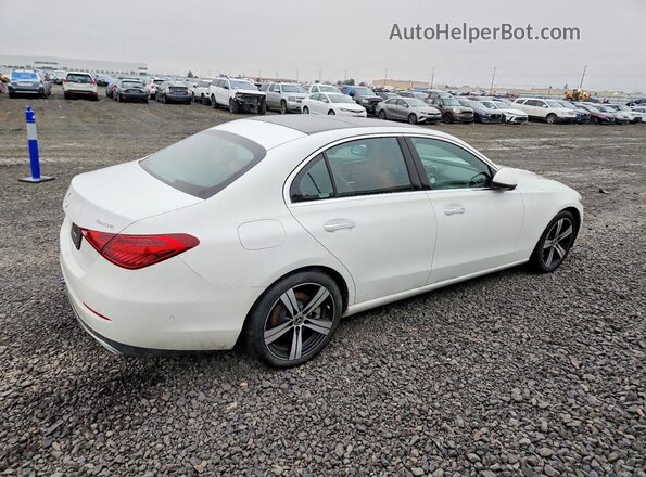 W1KAF4HB5SR284164 2025 MERCEDES-BENZ C White Задня права чверть