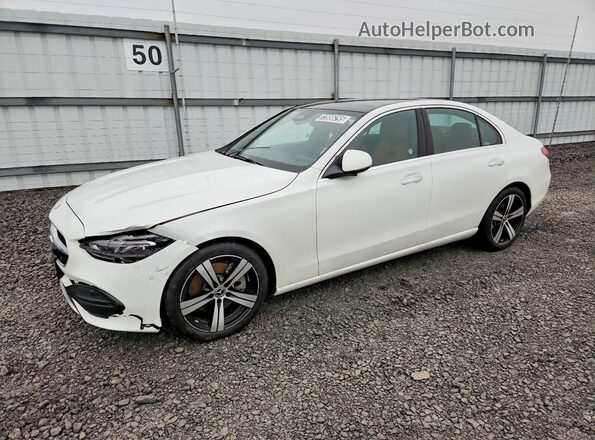 W1KAF4HB5SR284164 2025 MERCEDES-BENZ C White Передня ліва чверть