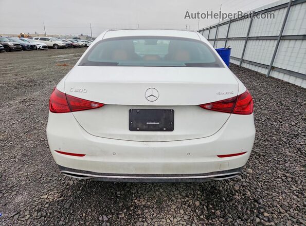 W1KAF4HB5SR284164 2025 MERCEDES-BENZ C White Вид ззаду