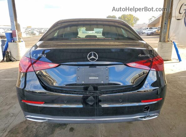 W1KAF4HB7SR279354 2025 MERCEDES-BENZ C Black Widok z tyłu