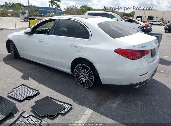W1KAF4HBXPR126555 2023 MERCEDES-BENZ C-CLASS White Trasero izquierdo