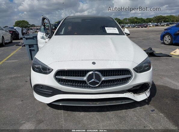 W1KAF4HBXPR126555 2023 MERCEDES-BENZ C-CLASS White Vista del cuadro de instrumentos