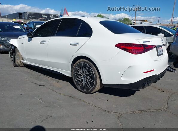 W1KAF8HB6TR309520 2026 MERCEDES-BENZ AMG C 43 Белый Задняя левая четверть