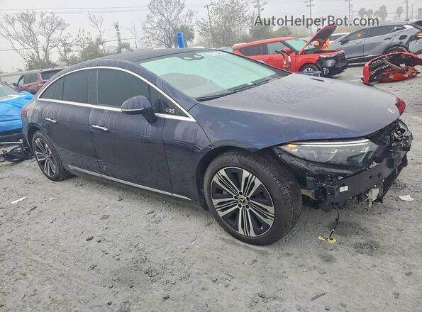 W1KCG2DB8NA013747 2022 MERCEDES-BENZ EQS Синий Передняя правая четверть
