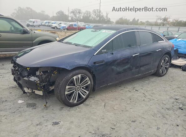 W1KCG2DB8NA013747 2022 MERCEDES-BENZ EQS Синий Передняя левая четверть
