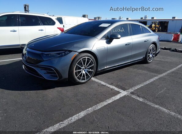 W1KCG4EB4PA039372 2023 MERCEDES-BENZ EQS 580 Серый Передняя левая четверть