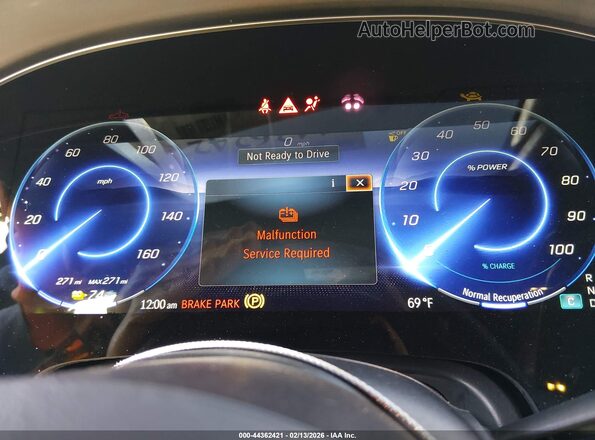 W1KCG4EB4PA039372 2023 MERCEDES-BENZ EQS 580 Серый Вид задних сидений