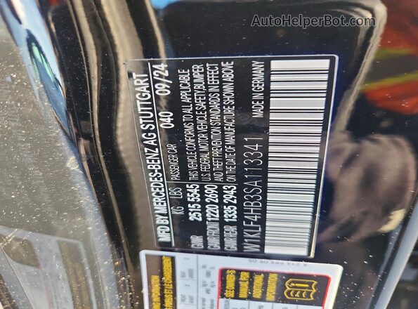W1KLF4HB3SA113341 2025 MERCEDES-BENZ E Черный Вид подкапотного пространства