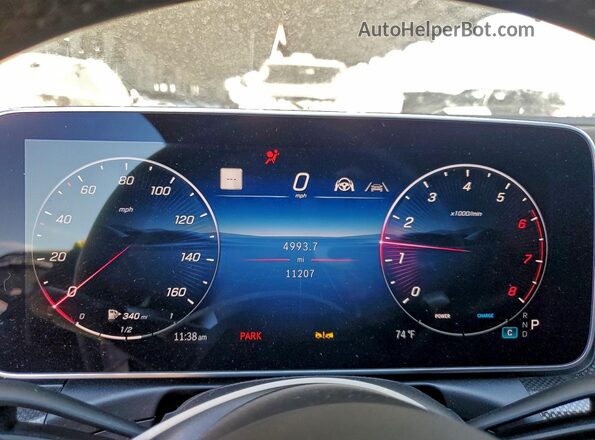 W1KMJ4HB7RF029622 2024 MERCEDES-BENZ CLE Черный Вид щитка приборов