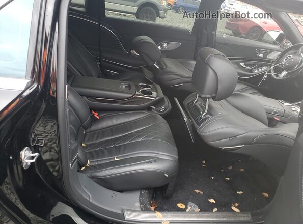 W1KUX8AB2LA550008 2020 MERCEDES-BENZ S Black Vista de los asientos traseros