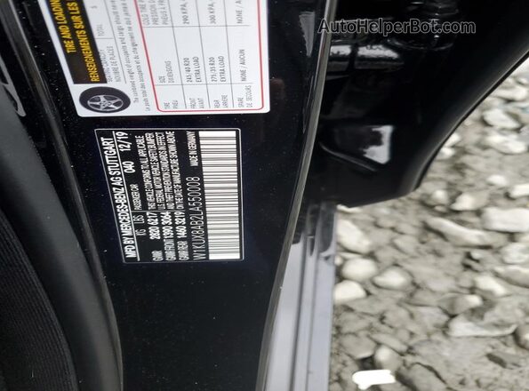 W1KUX8AB2LA550008 2020 MERCEDES-BENZ S Black Vista del compartimento del motor