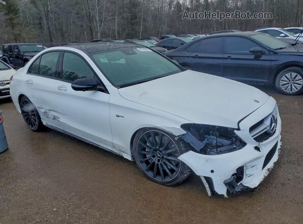 W1KWF6EB6MR631817 2021 MERCEDES-BENZ C White Передня права чверть