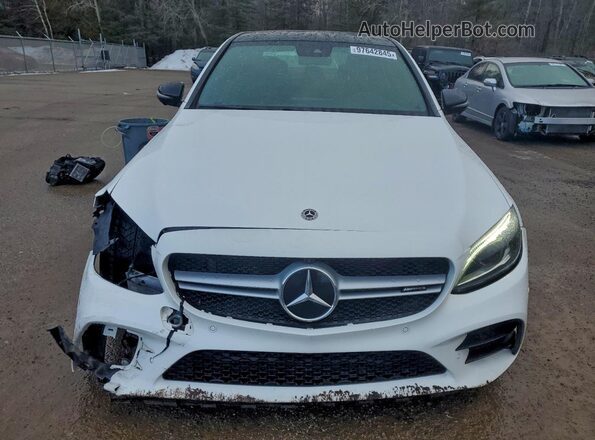 W1KWF6EB6MR631817 2021 MERCEDES-BENZ C White Вид спереду