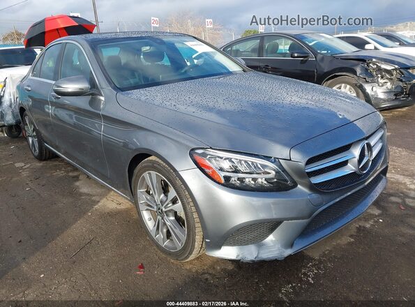 W1KWF8DB7MR615560 2021 MERCEDES-BENZ C-CLASS Gray წინა მარჯვენა
