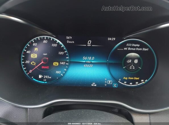 W1KWF8DB7MR615560 2021 MERCEDES-BENZ C-CLASS Gray უკანა სავარძლების ხედი
