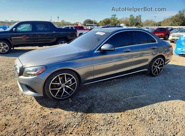W1KWF8DB7MR652821 2021 MERCEDES-BENZ C Серый Передняя левая четверть