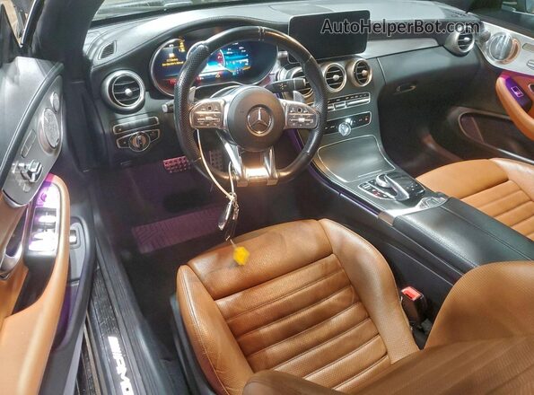 W1KWK6EB2MG077652 2021 MERCEDES-BENZ C Черный Вид панели приборов