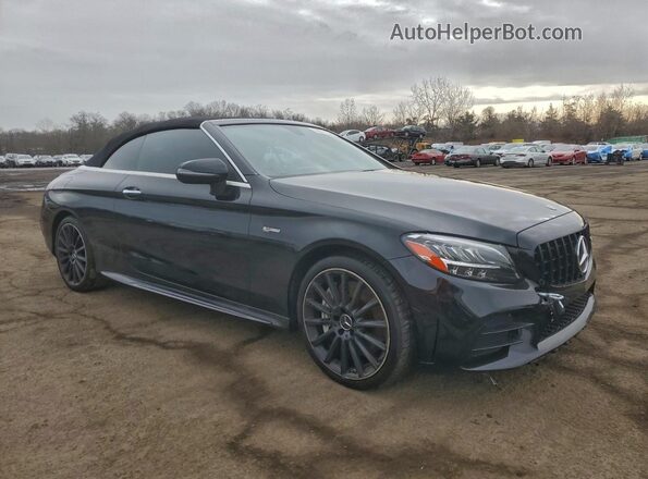 W1KWK6EB2MG077652 2021 MERCEDES-BENZ C Черный Передняя правая четверть