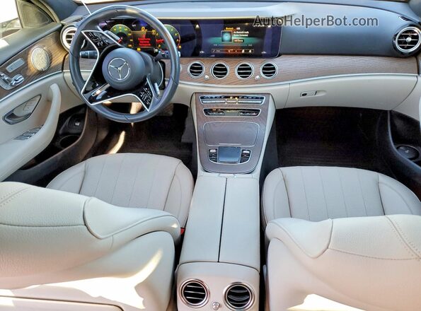 W1KZF8EB0PB163587 2023 MERCEDES-BENZ E White Dashboard view