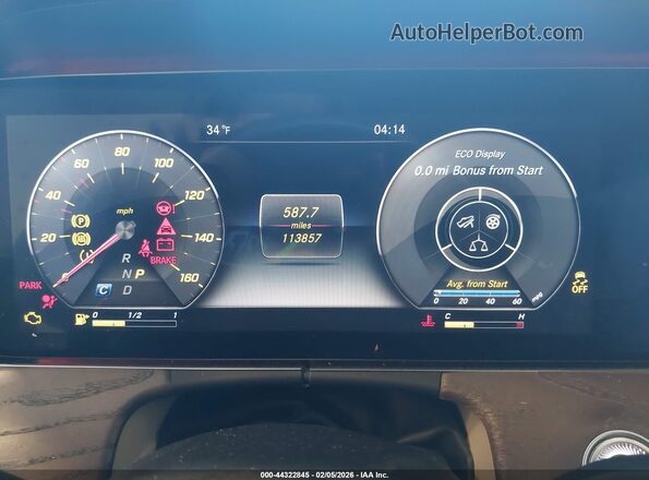 W1KZF8EB6LA802510 2020 MERCEDES-BENZ E-CLASS Black Widok tylnych siedzeń
