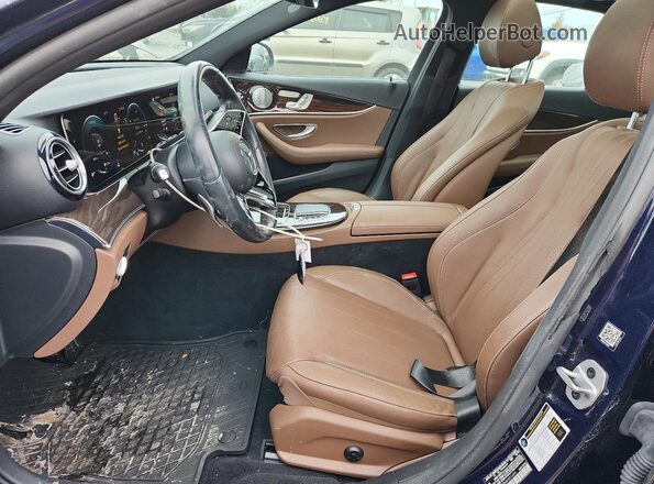 W1KZF8EB9MA901694 2021 MERCEDES-BENZ E Blue Widok wnętrza z przodu