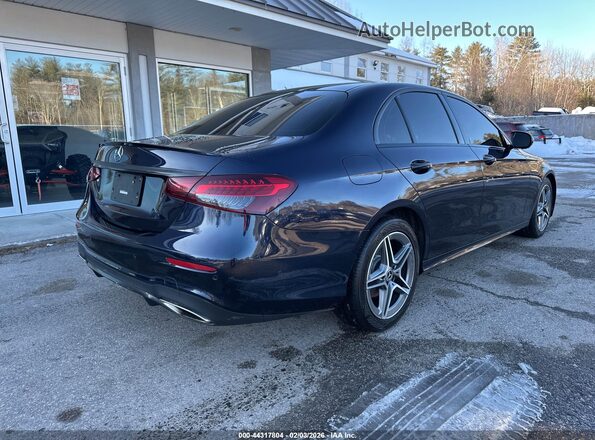 W1KZF8EBXNB026153 2022 MERCEDES-BENZ E-CLASS Синий Задняя правая четверть