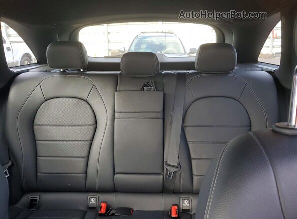 W1N0G8DB1MF995289 2021 MERCEDES-BENZ GLC-CLASS Black უკანა სავარძლების ხედი