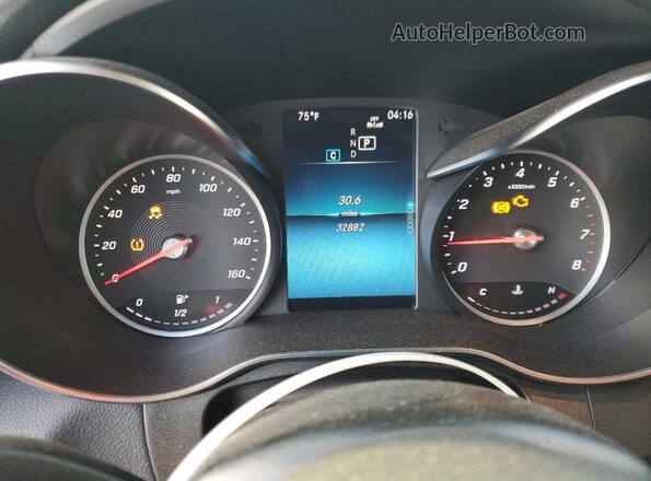 W1N0G8DB2LF812593 2020 MERCEDES-BENZ GLC-CLASS Черный Вид щитка приборов